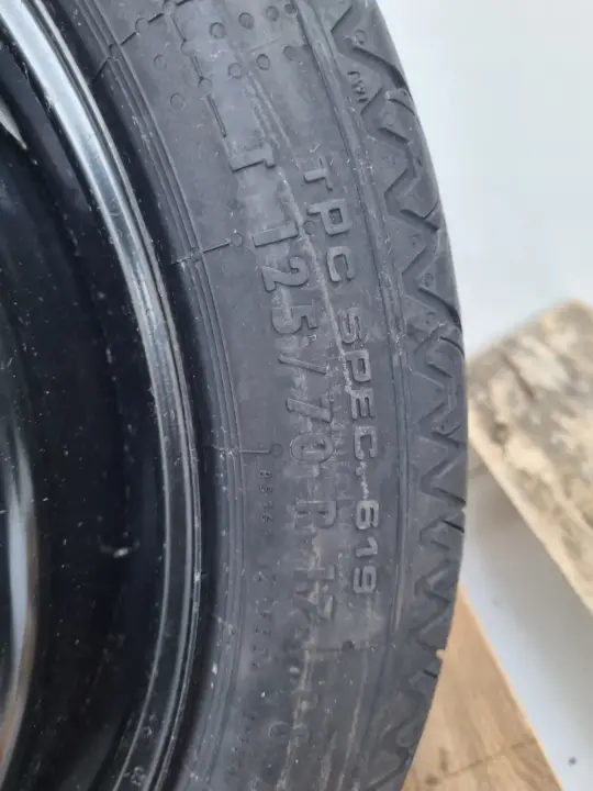 Opel Insignia A KOŁO DOJAZDOWE dojazdówka 125/70 R17 5x120 17X4.00B IS41