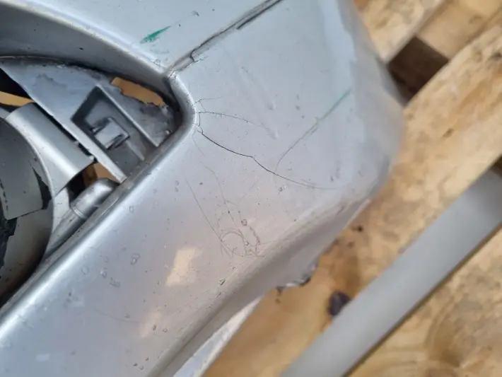 BMW E60 03-07r KOMPLETNY PRZEDNI ZDERZAK przód SREBRNY SPRYSKI PDC 354