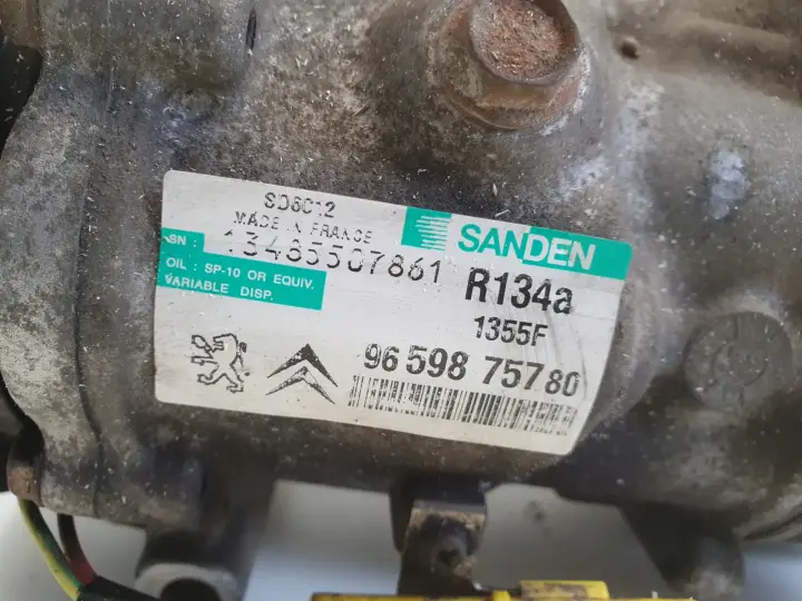 Peugeot 207 1.4 16V VTi SPRĘŻARKA KLIMATYZACJI 9659875780