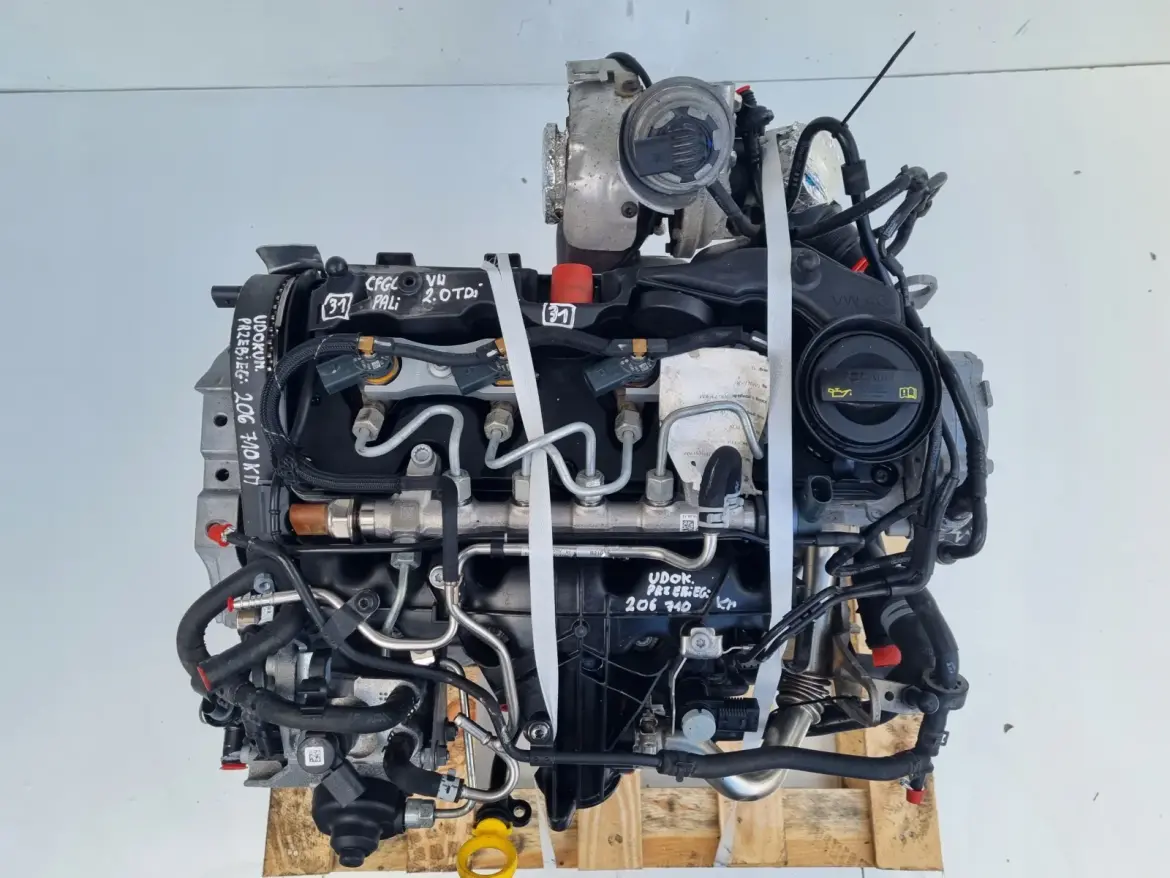 SILNIK KOMPLET VW Passat B7 2.0 TDI 177KM udokumentowane 206tyś CFG CFGC
