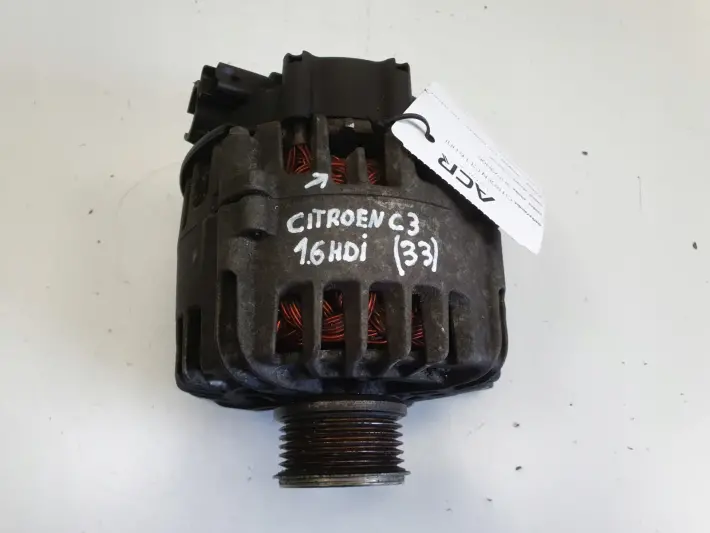Citroen C3 II 1.6 HDi ALTERNATOR Valeo 9678048880 CL15