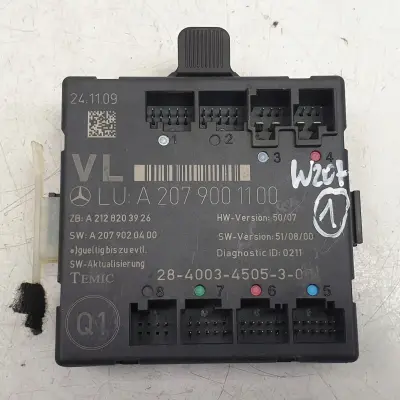 Mercedes W207 Coupe C207 MODUŁ DRZWI Lewy przód