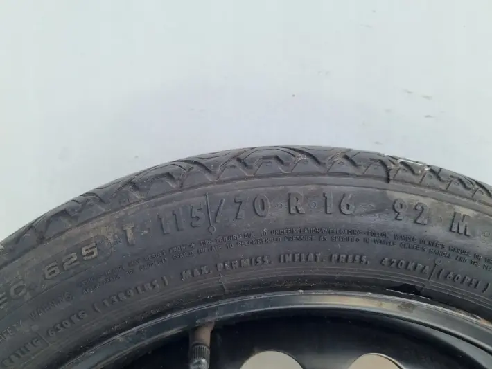 Opel Astra J Zafira C KOŁO DOJAZDOWE dojazdówka 115/70 R16 5x110 2160140