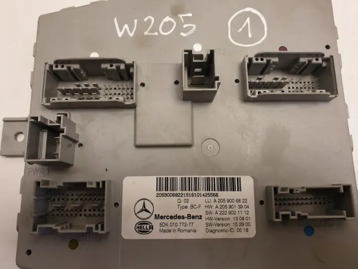 Mercedes A205 W205 MODUŁ STEROWNIK SAM 5DK010772