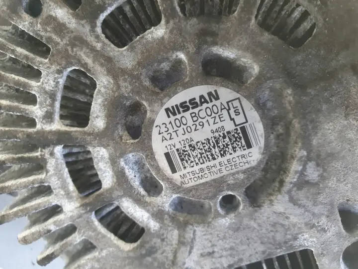 Nissan Note 1.6 16V ALTERNATOR 23100BC00A 120A