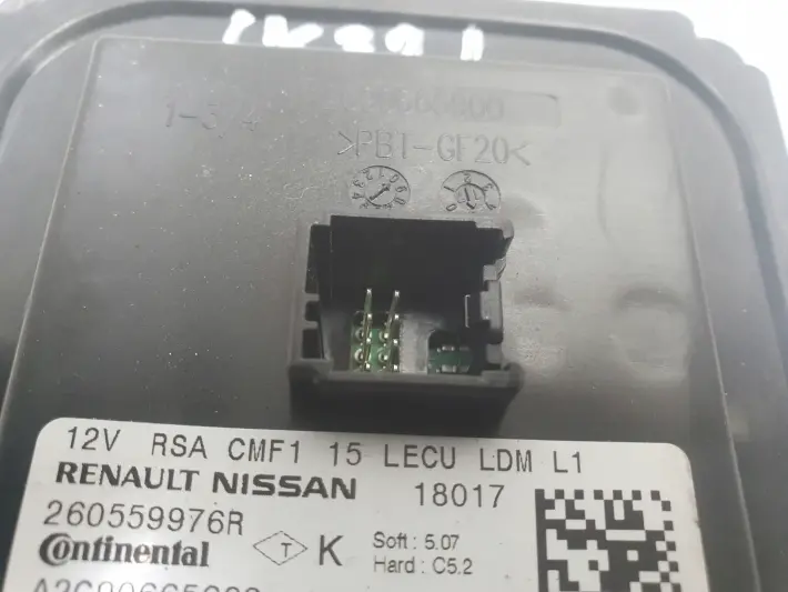 Renault Megane IV PRZETWORNICA LAMPY LED Moduł 260559976R A2C90665603