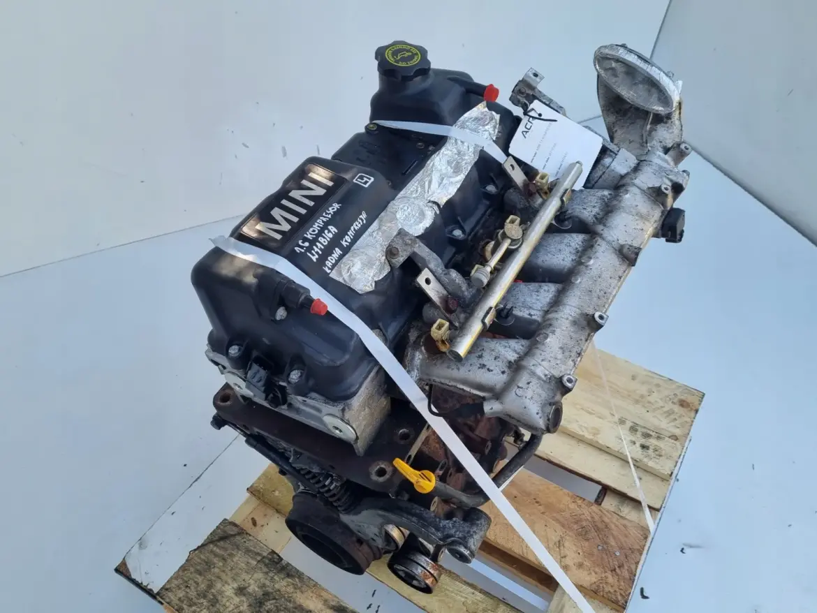 SILNIK KOMPLET Mini Cooper S R50 R52 R53 1.6 KOMPRESSOR 163KM W11B16A