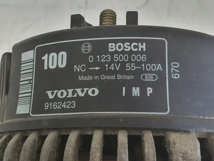 Volvo 960 2.9 3.0 24V ALTERNATOR 0123500006 bosch 9162423 100A