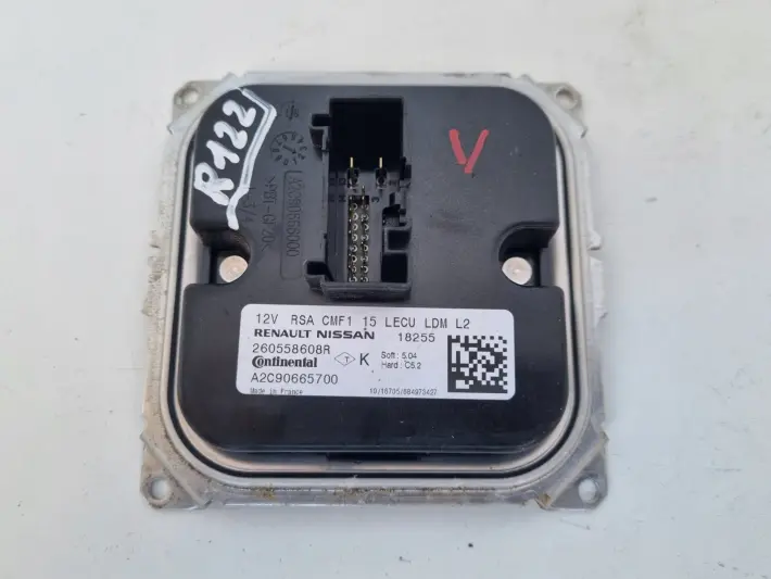 Renault Clio IV Captur PRZETWORNICA MODUŁ LED lampy 260558608R A2C90665700