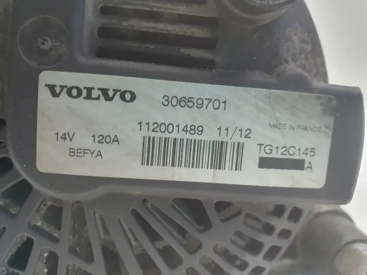 Volvo S40 II V50 1.6 D D2 ALTERNATOR 120A 30659701 oryginał