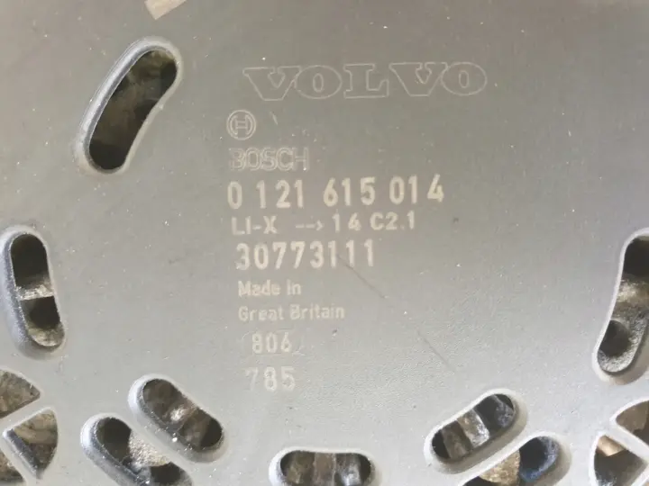 Volvo S80 II 2.4 D5 ALTERNATOR 0121615014