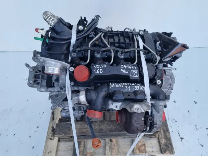 SILNIK KOMPLET Volvo C30 1.6 D DIESEL 109KM jak nowy tylko 31tyś D4164T