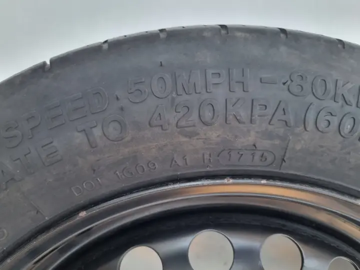 Ford C -Max II Focus Mk3 KOŁO DOJAZDOWE dojazdówka 125/70 R16 5x108 2160848