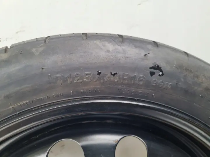 Audi Seat Vw Golf V KOŁO DOJAZDOWE dojazdówka 125/70 R16 1K0601027F 5x112