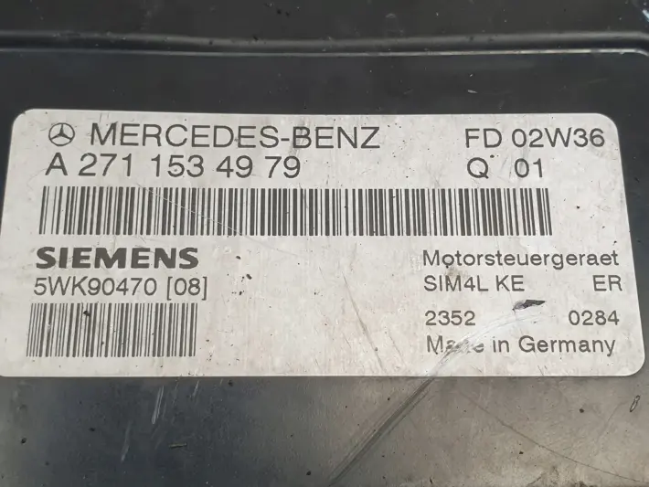 Mercedes W203 1.8 K STEROWNIK SILNIKA A2711534979