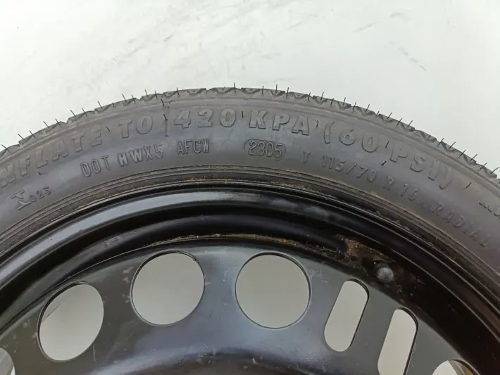 Opel Vectra C Astra H KOŁO DOJAZDOWE dojazdówka 115/70 R16 5x110 2160132