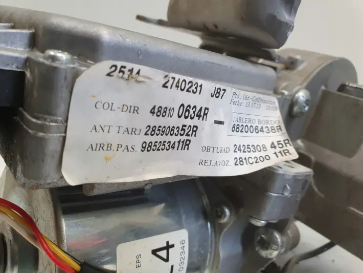 Renault Captur I WSPOMAGANIE ELEKTRYCZNE Kolumna kierownicza 682006438R