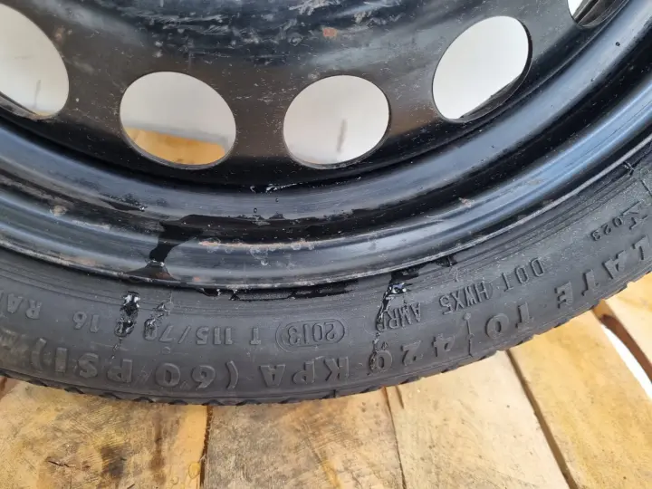 Opel Astra J Zafira C KOŁO DOJAZDOWE dojazdówka 115/70 R16 5x110 2160140