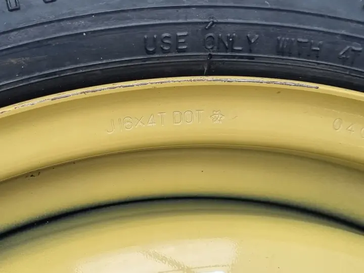 Mitsubishi lancer KOŁO DOJAZDOWE dojazdówka 125/70 D16 R16 J16X4T 5x114,3