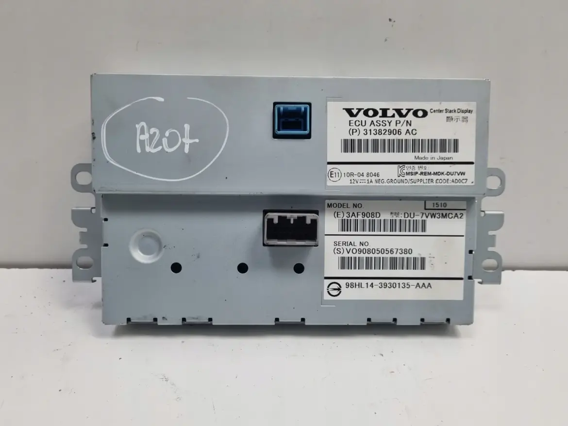 Volvo V40 II EKRAN NAWIGACJI Wyświetlacz monitor 31382906AC 31382906