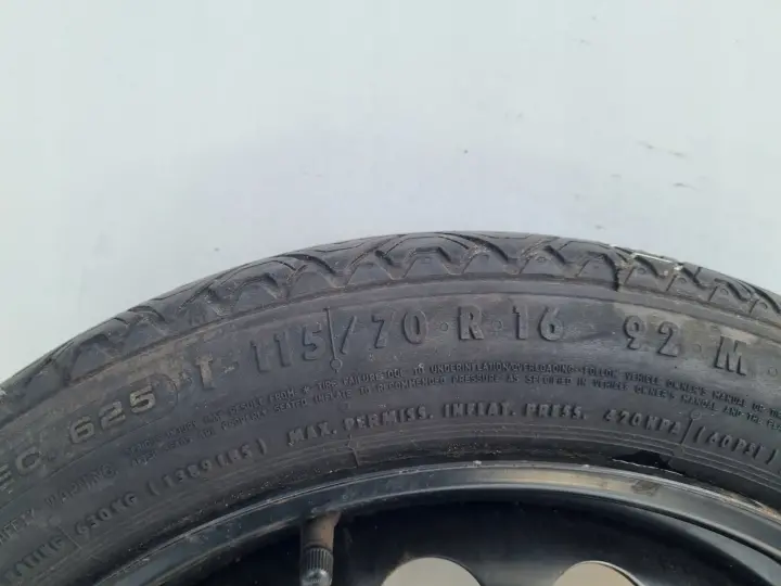 Opel Astra J Zafira C KOŁO DOJAZDOWE dojazdówka 115/70 R16 5x110 2160140