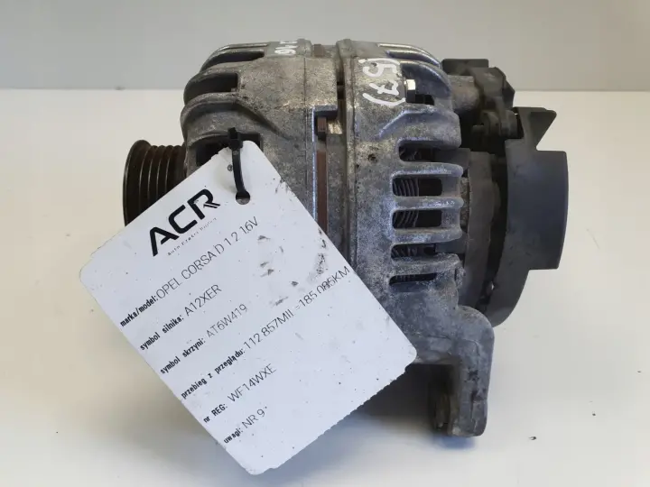 Opel Corsa D 1.2 11-14r lift ALTERNATOR 0124425057 13222931 120A