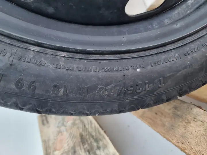 Audi Seat Vw Skoda KOŁO DOJAZDOWE dojazdówka 125/70 R18 1K0601027B