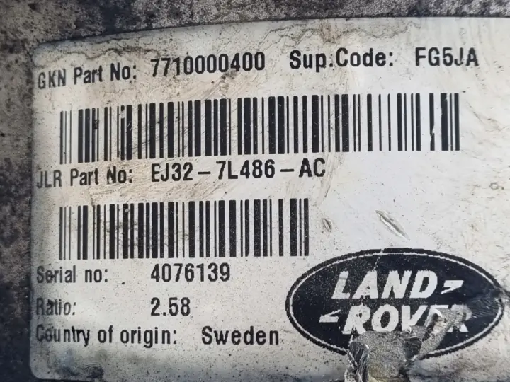 Range Rover Evoque L538 2.0 D REDUKTOR SKRZYNI BIEGÓW EJ32-7L486-AC