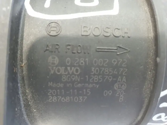 Volvo S60 II V60 2.0 D3 PRZEPŁYWOMIERZ 0281002972