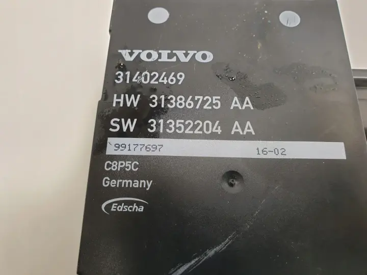 Volvo V70 III MODUŁ STEROWNIK KLAPY 31402469