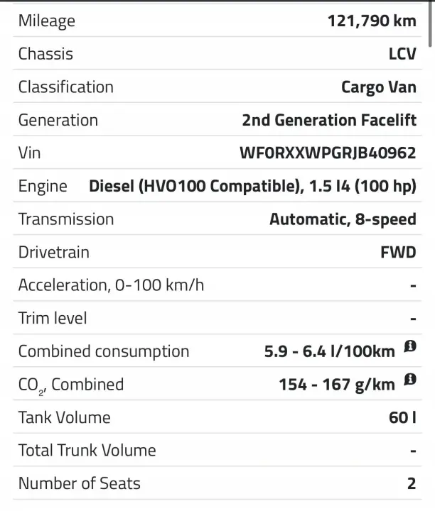 Ford Transit Connect 1.5 TDCI ECOBLUE SKRZYNIA BIEGÓW automat KV6P7000DB