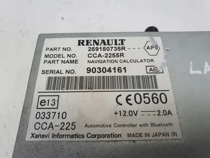 Renault Laguna III CZYTNIK NAWIGACJI GPS 259150735R