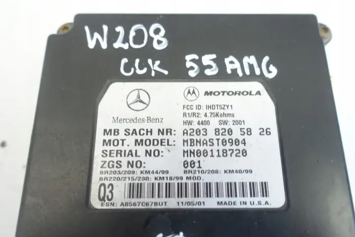 Mercedes CLK W208 AMG MODUŁ KOMPUTER STEROWNIK