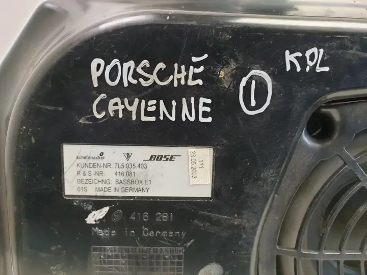 Porsche Cayenne ZESTAW GŁOŚNIKÓW Głośnik Bose