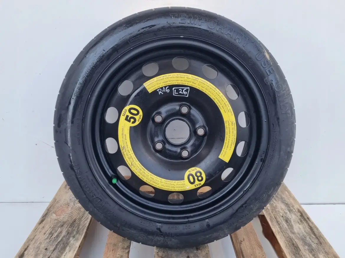 Audi Seat Vw Golf V KOŁO DOJAZDOWE dojazdówka 125/70 R16 1K0601027F 5x112