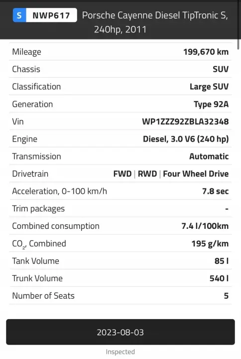 Porsche Cayenne 3.0 TDI AUTOMATYCZNA SKRZYNIA BIEGÓW automat NAD TR-81SD