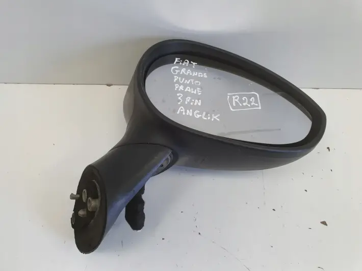 Fiat Grande Puunto 05-12r LUSTERKO PRAWE PASAŻERA 3 pin pinów ELEKTRYCZNE
