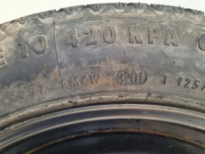 BMW E46 E60 X3 KOŁO DOJAZDOWE dojazdówka 125/80 R17 5x120 6750007
