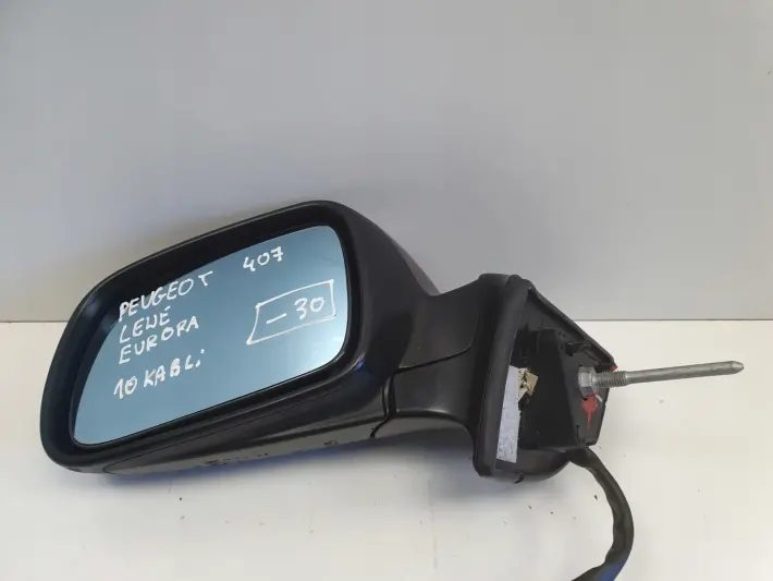 Peugeot 407 04-11r LUSTERKO LEWE KIEROWCY europa 10 pin pinów