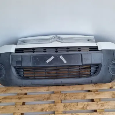 Citroen Berlingo II III 08-12r KOMPLETNY PRZEDNI ZDERZAK przód BIAŁY