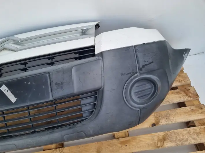 Citroen Berlingo II III 08-12r KOMPLETNY PRZEDNI ZDERZAK przód BIAŁY