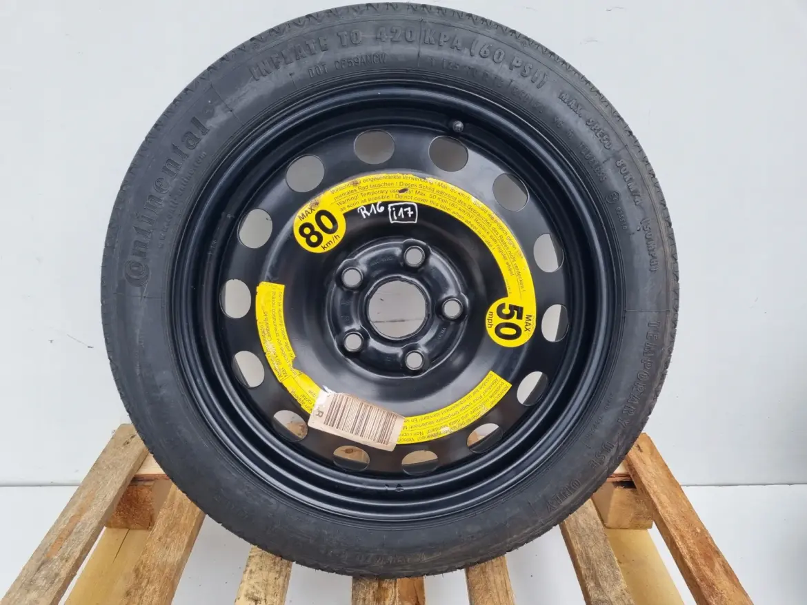 Audi Seat Vw Golf V KOŁO DOJAZDOWE dojazdówka 125/70 R16 1K0601027F 5x112