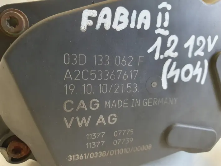 Skoda Fabia II 1.2 12V PRZEPUSTNICA 03D133062F