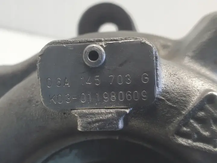 Audi A3 8L 1.8 T turbo TURBOSPRĘŻARKA 06A145703G