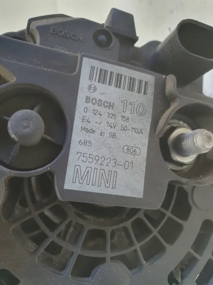 Mini One R50 R53 1.6 16V ALTERNATOR 110A bosch 0124325158