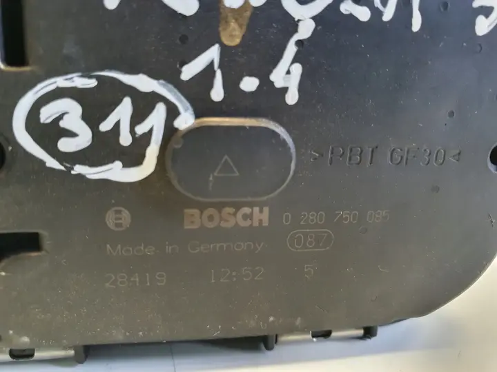 Peugeot 206 307 1.4 1.6 16V PRZEPUSTNICA 0280750085