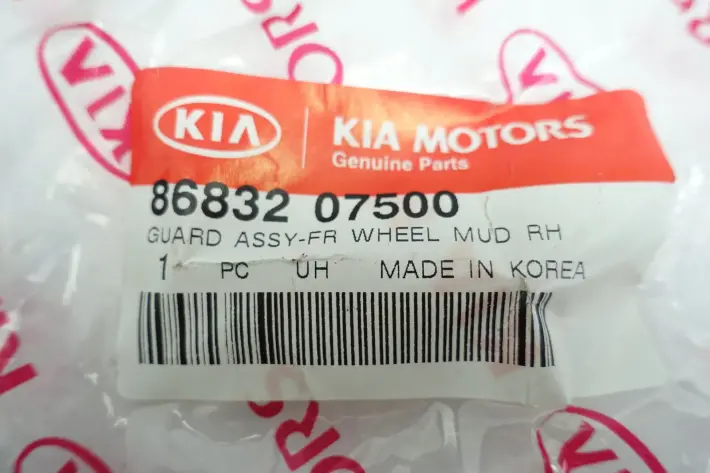 Kia Picanto TYLNY CHLAPACZ prawy tył 86832-07500