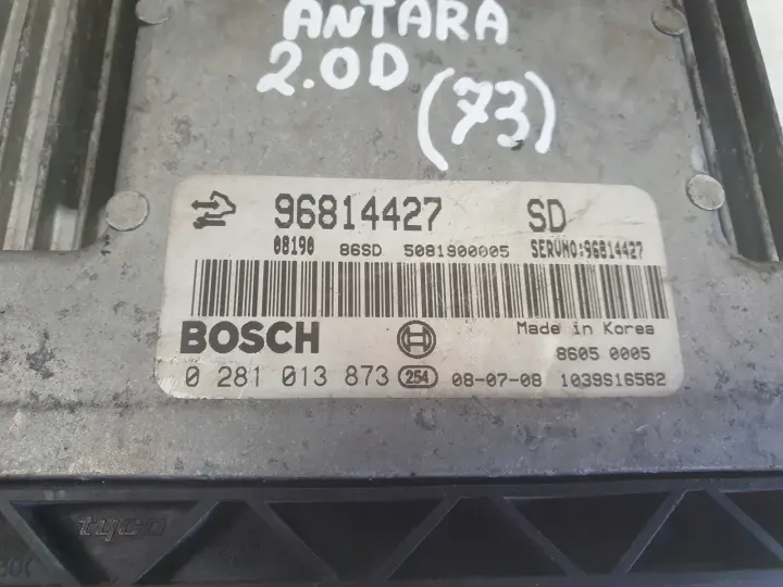 Opel Antara 2.0 CDTI STEROWNIK SILNIKA komputer 96814427 SD 0281013873