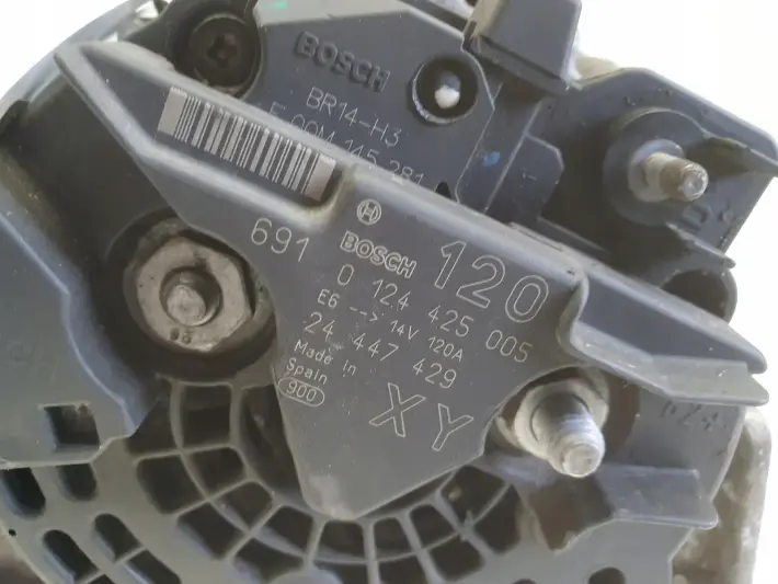 Opel Zafira B 1.8 16V ALTERNATOR bosch 0124425005 120A