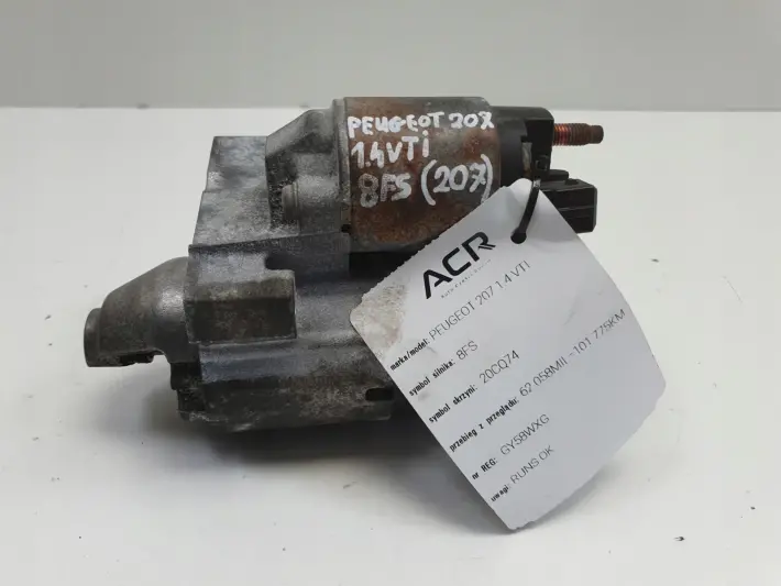Peugeot 207 1.4 16V VTi ROZRUSZNIK V755001780-04 M000T32271ZE